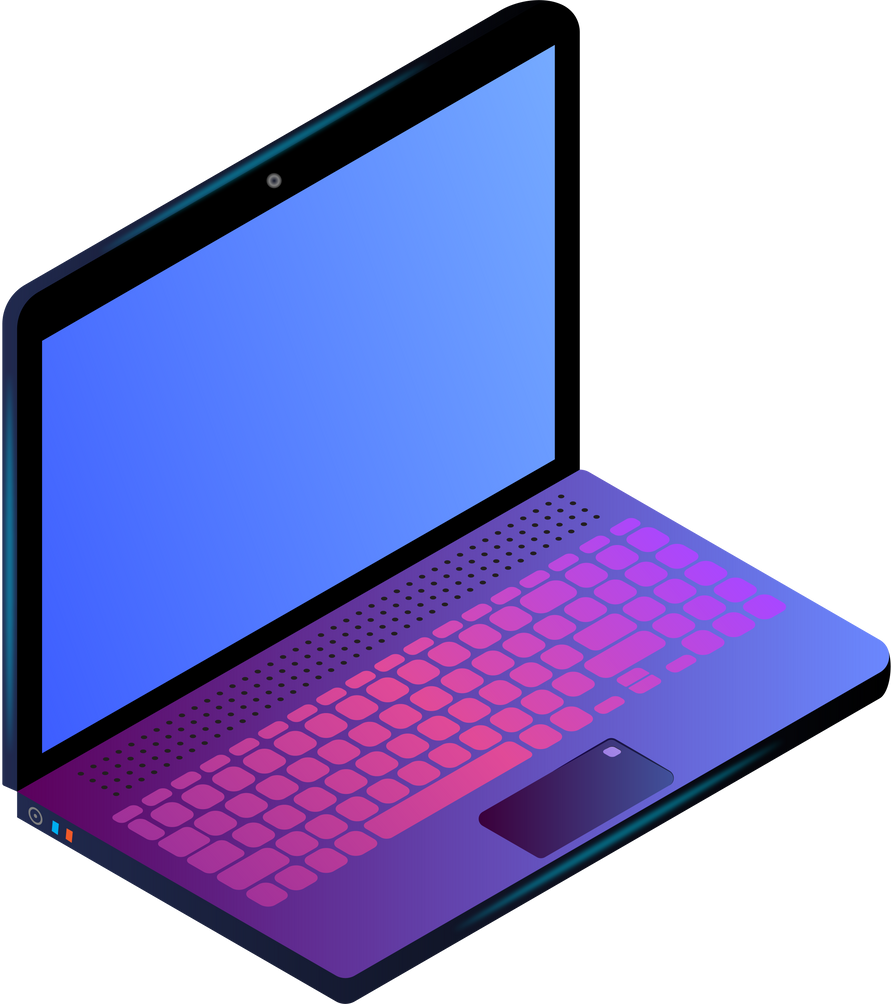 Isometric Laptop Illustration